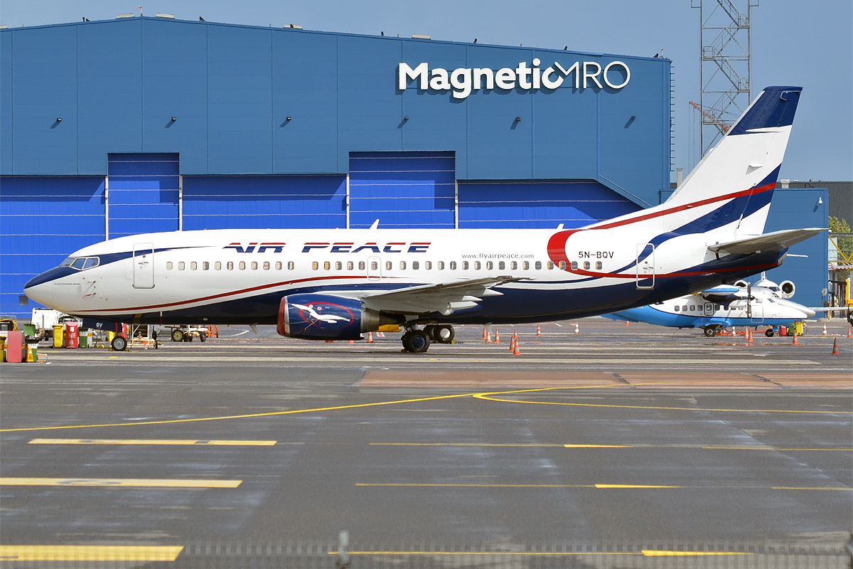 Air Peace Aircraft