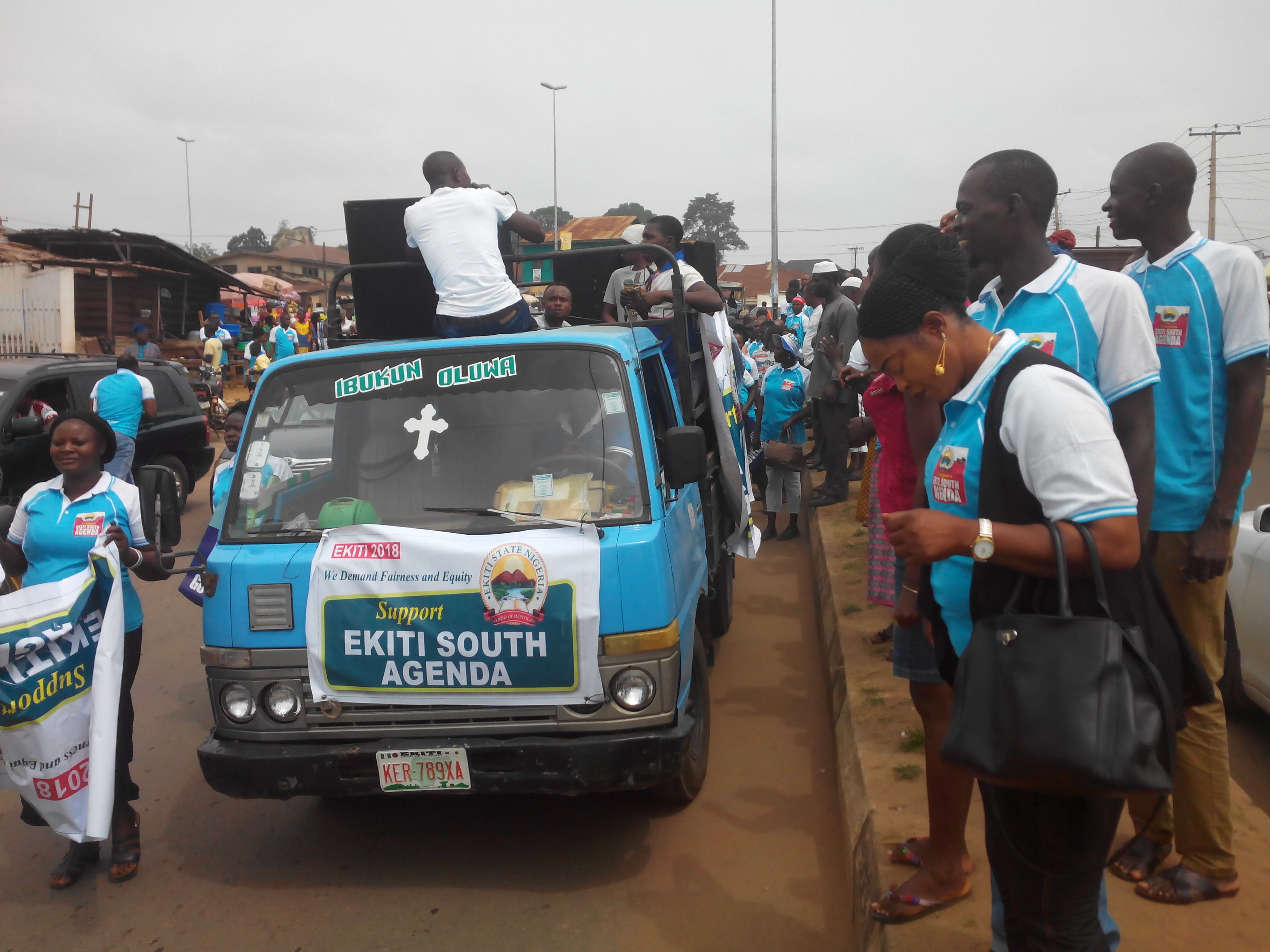 The procession train in Ado Ekiti